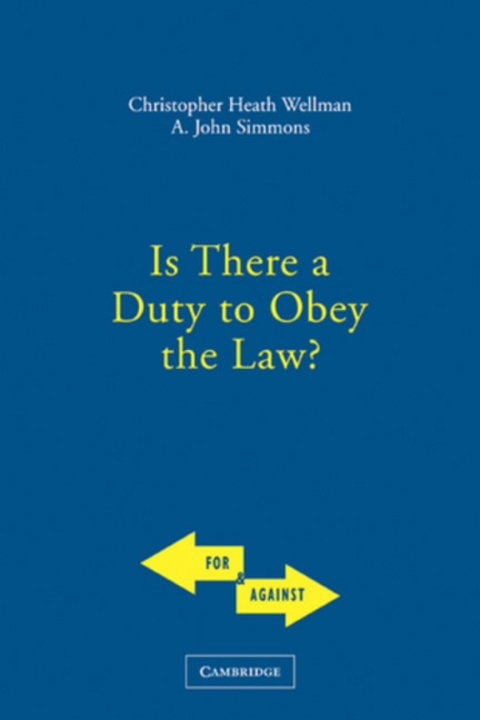 Cover image for book Is There a Duty to Obey the Law?
