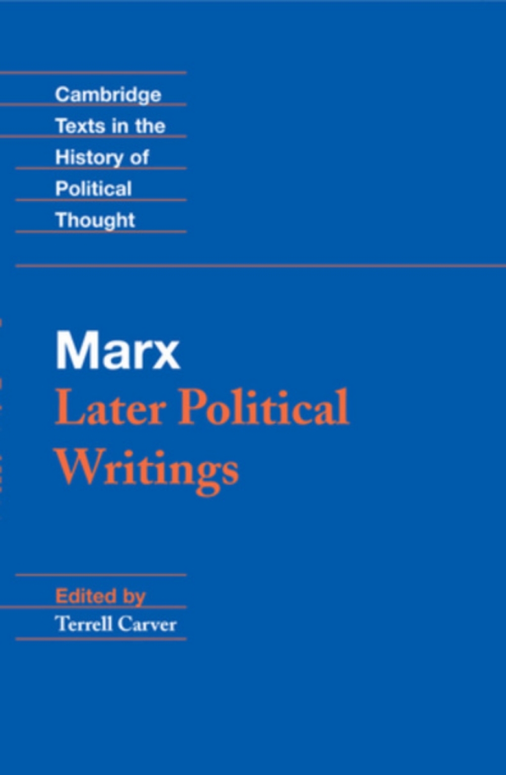Page Fidelity Marx: Later Political Writings; $18.40