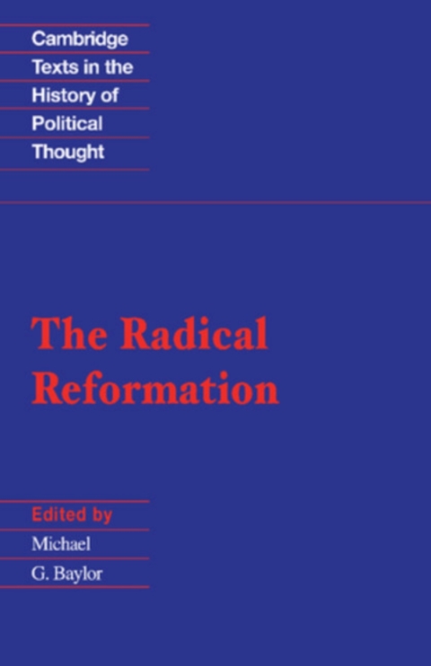 Cover image for book The Radical Reformation