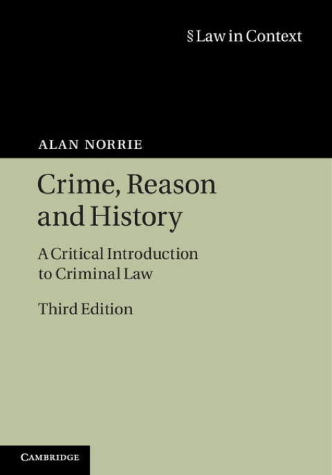Cover image for book Crime, Reason and History