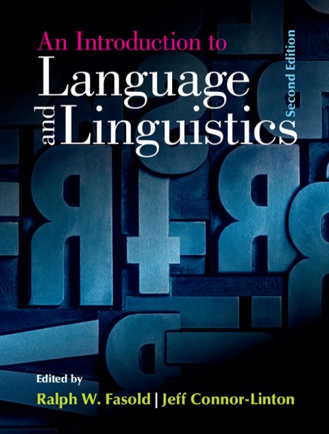 Cover image for book An Introduction to Language and Linguistics