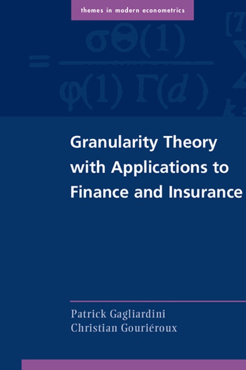 Cover image for book Granularity Theory with Applications to Finance and Insurance