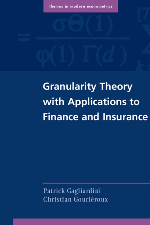 Cover image for book Granularity Theory with Applications to Finance and Insurance