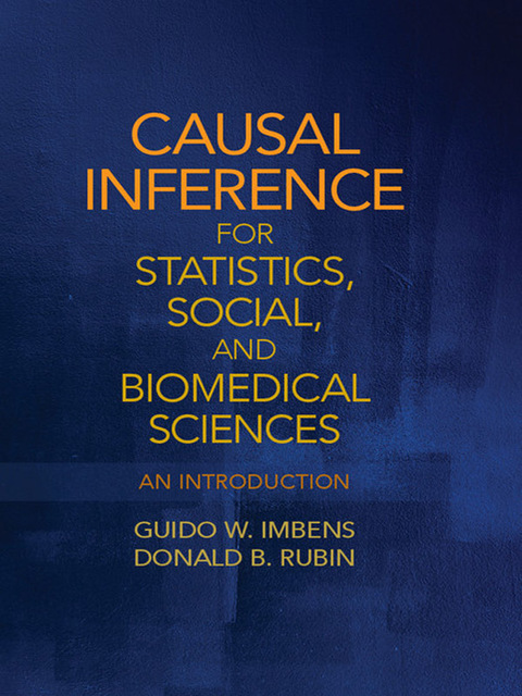 Cover image for book Causal Inference for Statistics, Social, and Biomedical Sciences