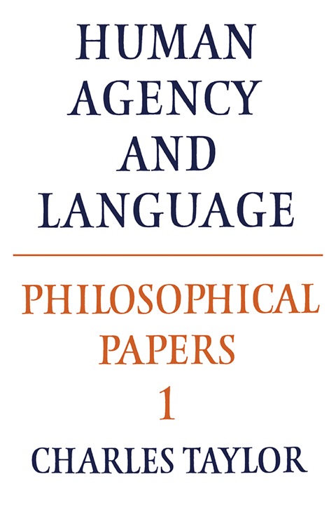 Cover image for book Philosophical Papers: Volume 1, Human Agency and Language