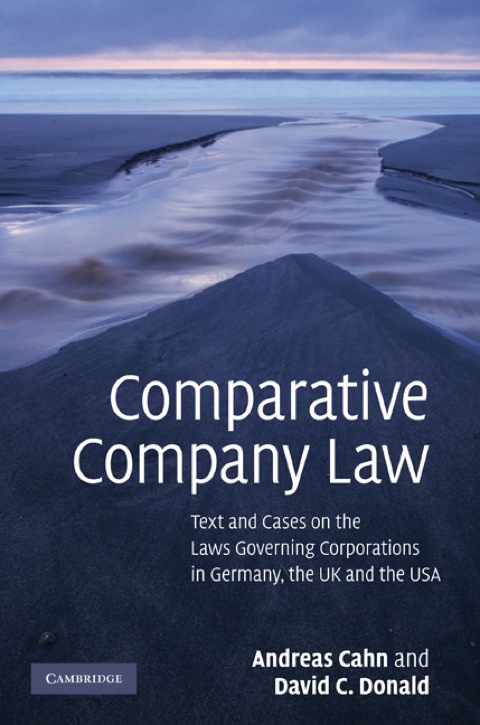 Cover image for book Comparative Company Law