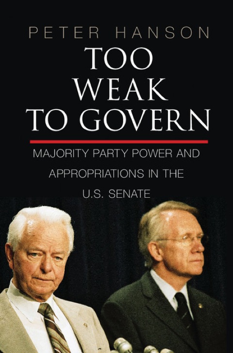 Cover image for book Too Weak to Govern