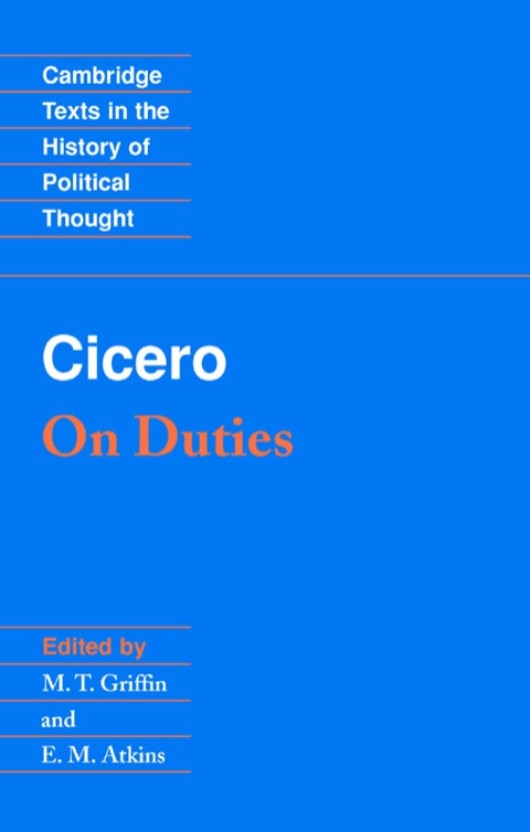 Cover image for book Cicero: On Duties