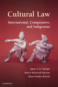 Titelbild: Cultural Law 1st edition 9780521865500