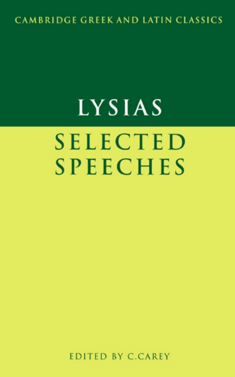 Cover image for book Lysias: Selected Speeches