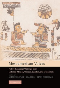 صورة الغلاف: Mesoamerican Voices 1st edition 9780521812795
