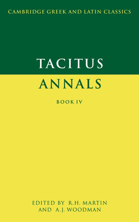 Cover image for book Tacitus: Annals Book IV