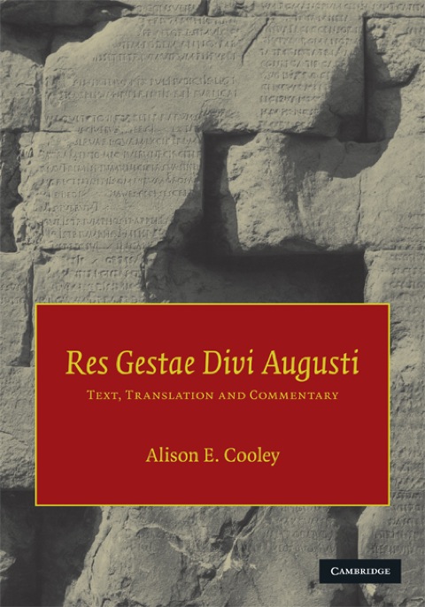 Cover image for book Res Gestae Divi Augusti