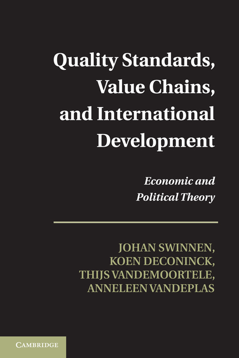 Cover image for book Quality Standards, Value Chains, and International Development