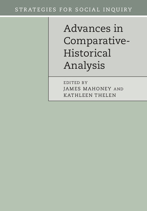 Advances in Comparative-Historical Analysis 