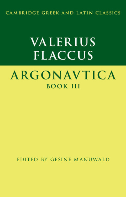 Cover image for book Valerius Flaccus: Argonautica Book III
