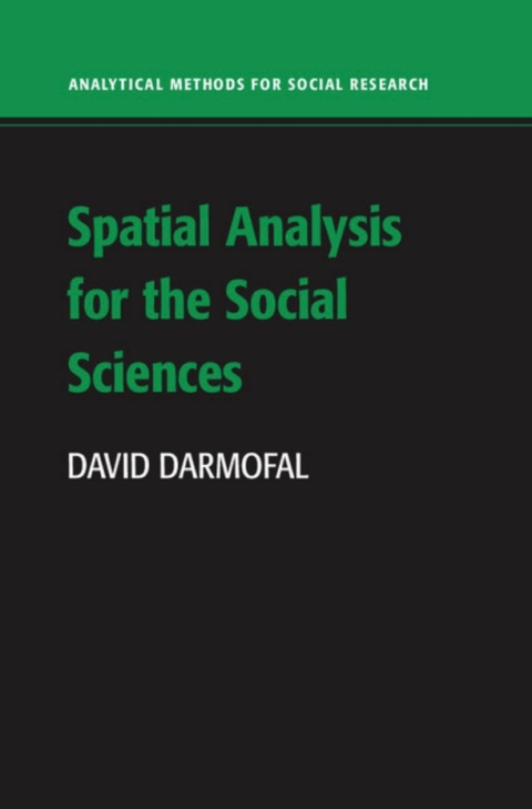 Cover image for book Spatial Analysis for the Social Sciences