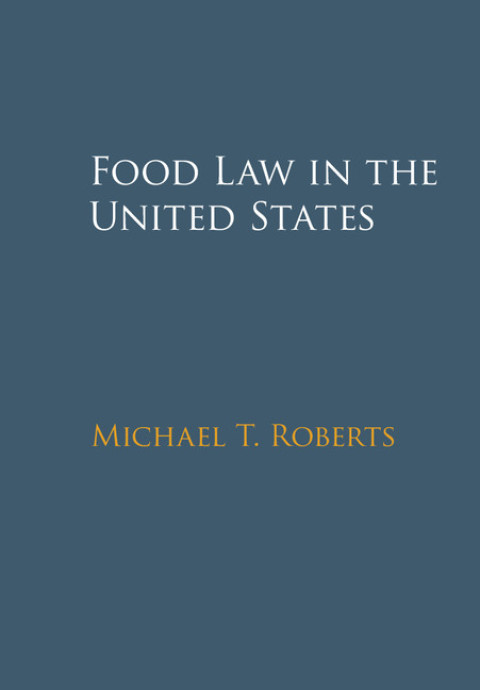 Cover image for book Food Law in the United States