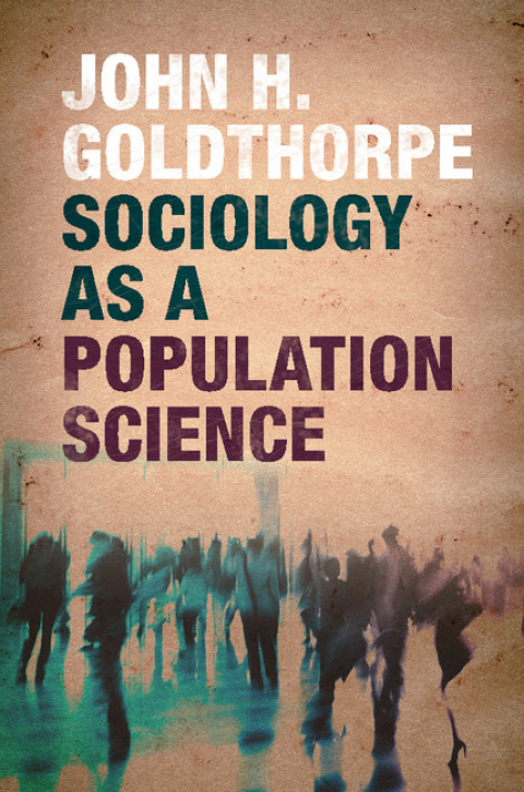 Cover image for book Sociology as a Population Science