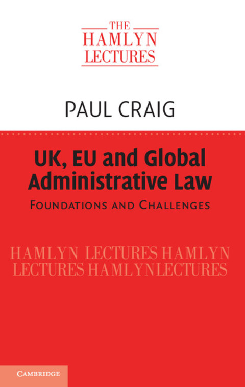 Cover image for book UK, EU and Global Administrative Law