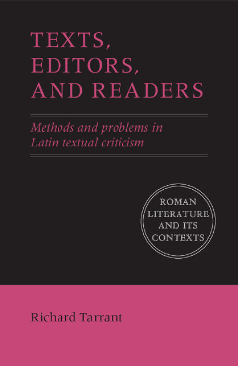 Cover image for book Texts, Editors, and Readers