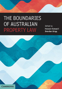 صورة الغلاف: The Boundaries of Australian Property Law 9781107572652