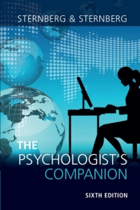 Cover image: The Psychologist's Companion 6th edition 9781107139619
