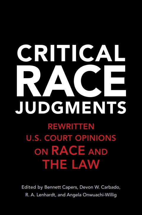 Cover image for book Critical Race Judgments