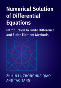 صورة الغلاف: Numerical Solution of Differential Equations 9781107163225