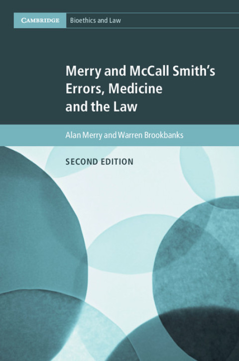 Cover image for book Merry and McCall Smith's Errors, Medicine and the Law