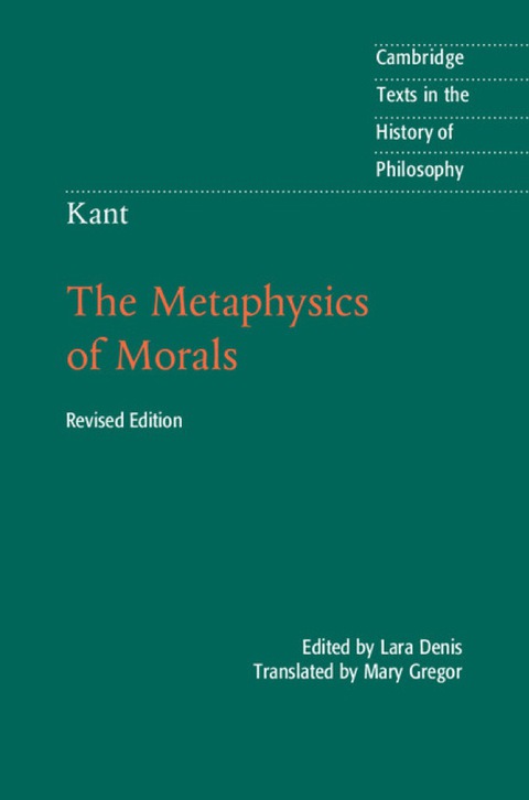 Cover image for book Kant: The Metaphysics of Morals