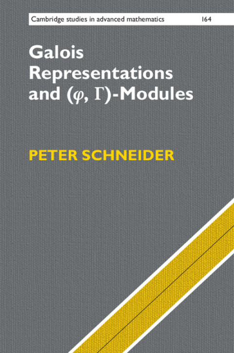 Cover image for book Galois Representations and (Phi, Gamma)-Modules