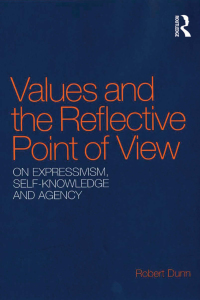 Cover image: Values and the Reflective Point of View 1st edition 9780754654124