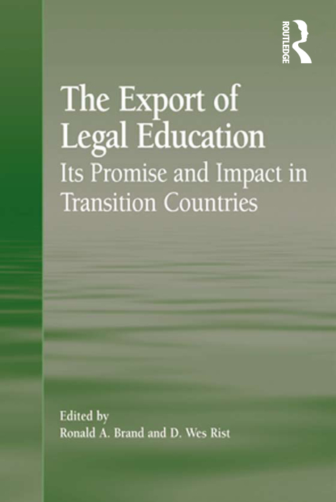 Cover image for book The Export of Legal Education