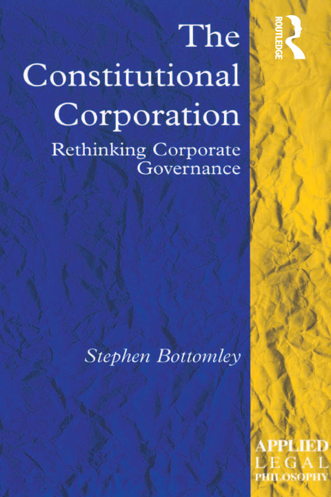 Cover image for book The Constitutional Corporation