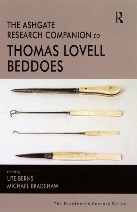 Cover image for book The Ashgate Research Companion to Thomas Lovell Beddoes