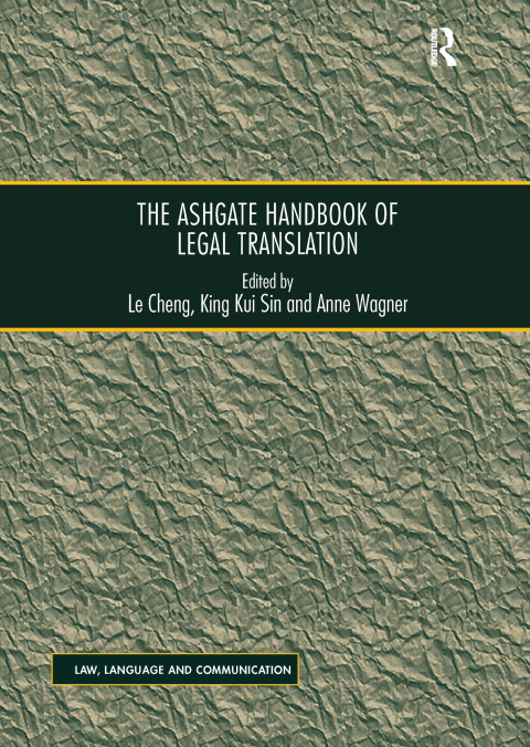 Cover image for book The Ashgate Handbook of Legal Translation