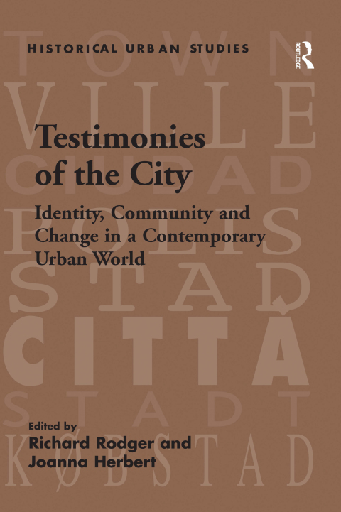 Cover image for book Testimonies of the City