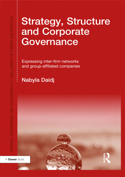 Cover image for book Strategy, Structure and Corporate Governance