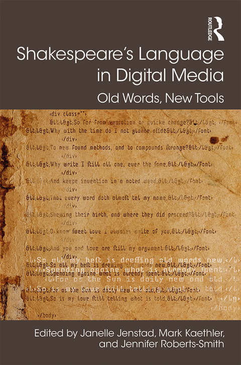 Cover image for book Shakespeare's Language in Digital Media