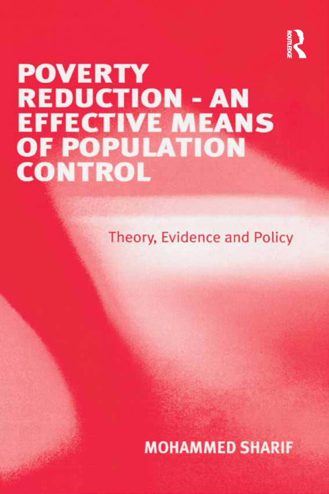 Cover image for book Poverty Reduction - An Effective Means of Population Control