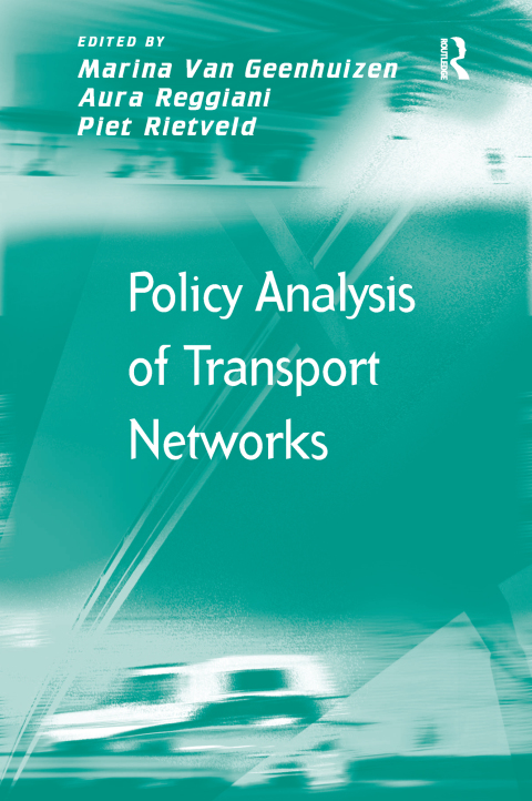 Cover image for book Policy Analysis of Transport Networks
