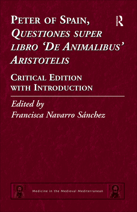 Cover image for book Peter of Spain, Questiones super libro De Animalibus Aristotelis