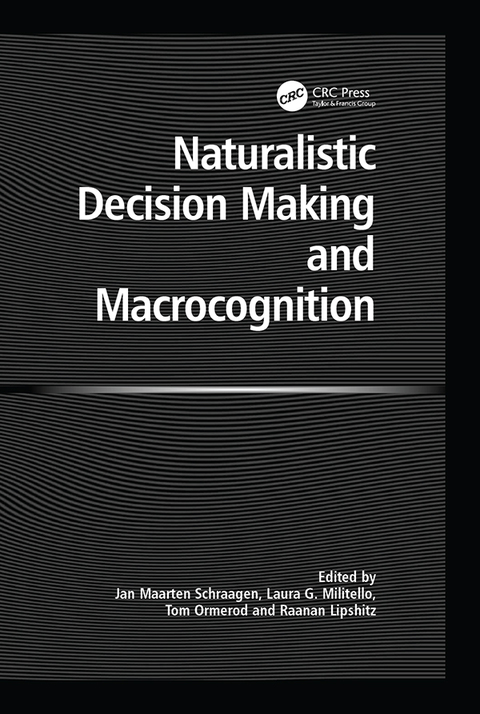 Cover image for book Naturalistic Decision Making and Macrocognition