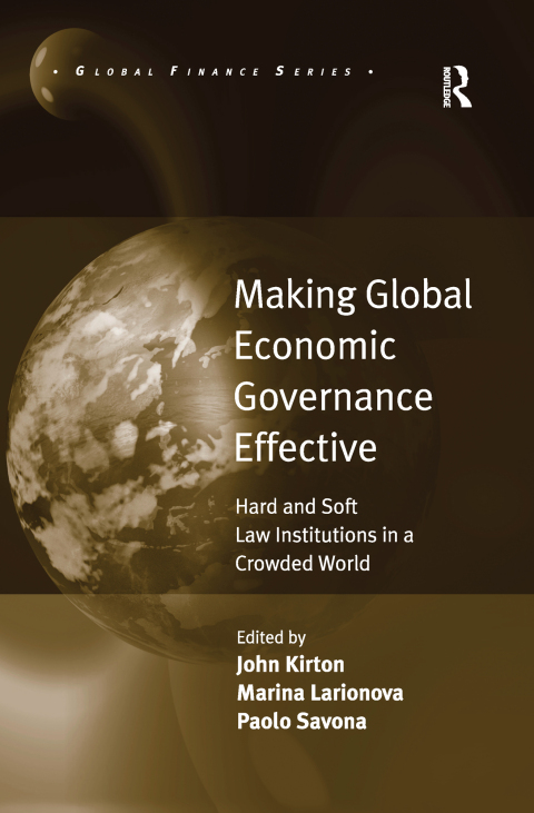 Cover image for book Making Global Economic Governance Effective