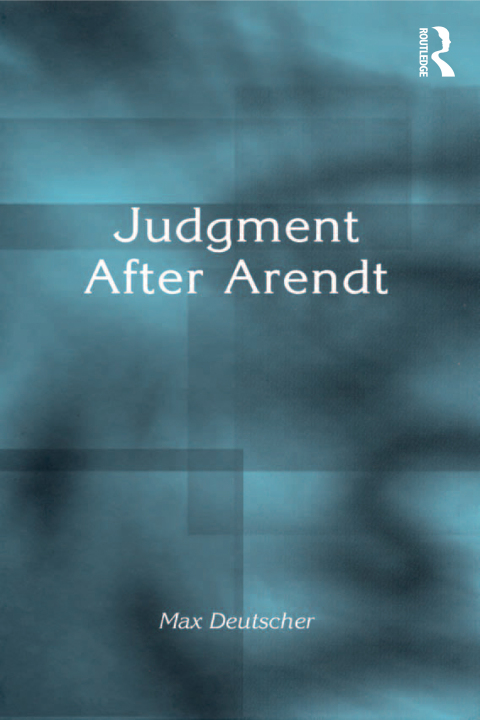 Cover image for book Judgment After Arendt