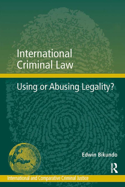 Cover image for book International Criminal Law