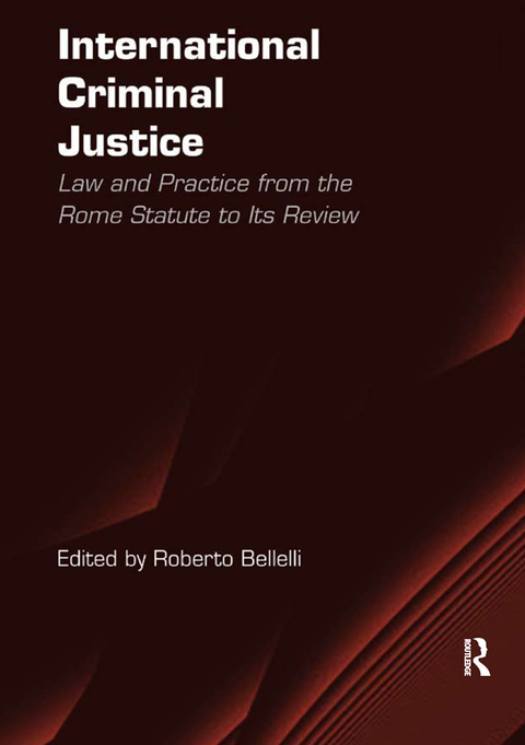 Cover image for book International Criminal Justice