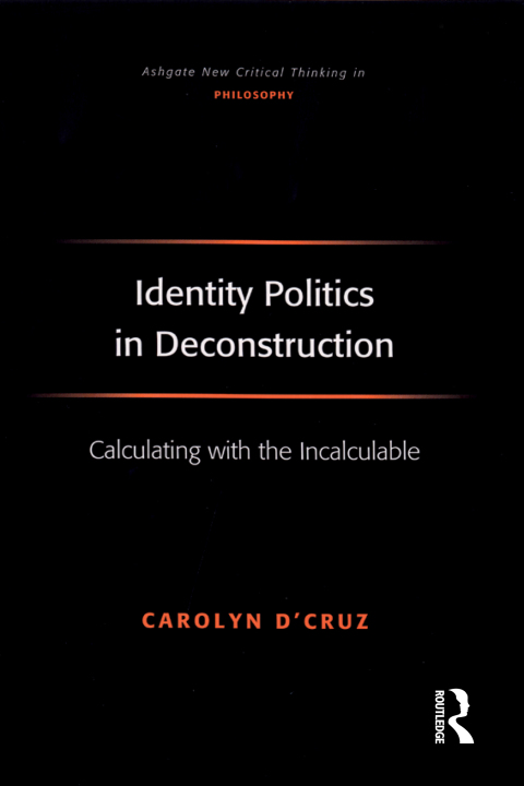 Cover image for book Identity Politics in Deconstruction