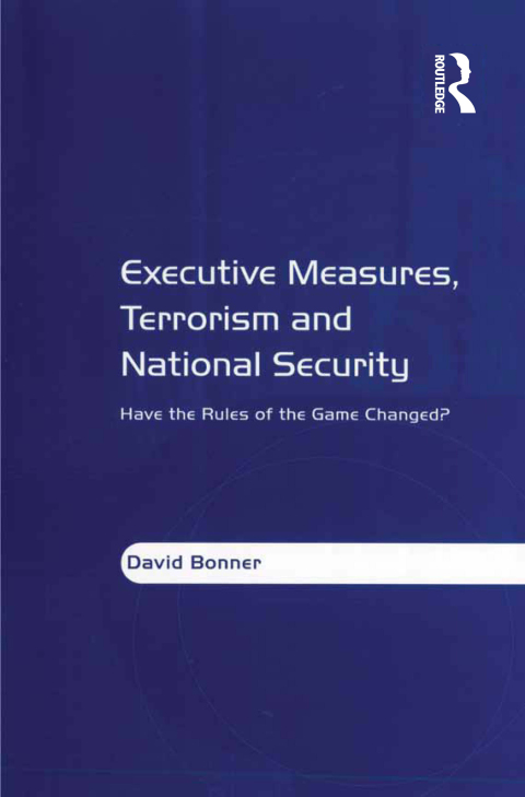 Cover image for book Executive Measures, Terrorism and National Security